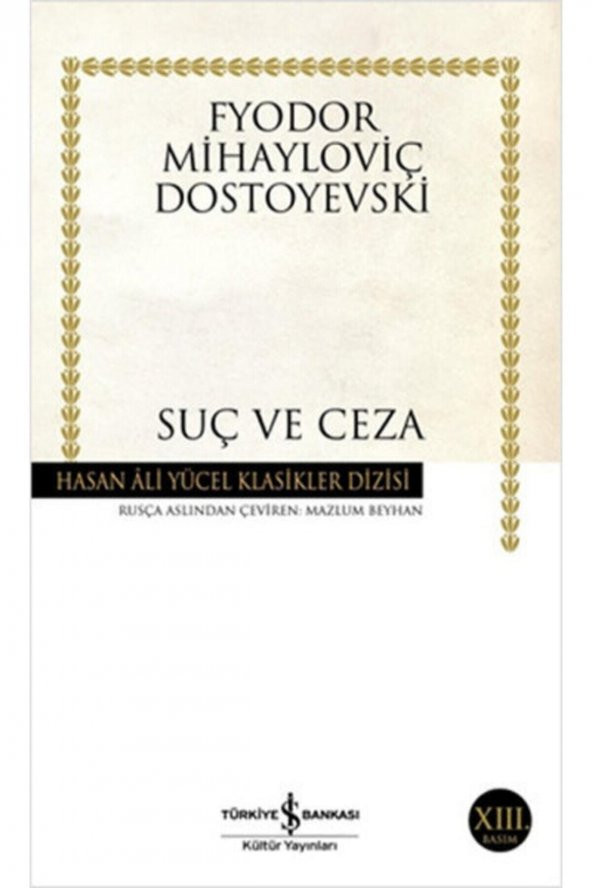 Suç Ve Ceza Ciltsiz- Fyodor Mihailoviç Dostoyevski