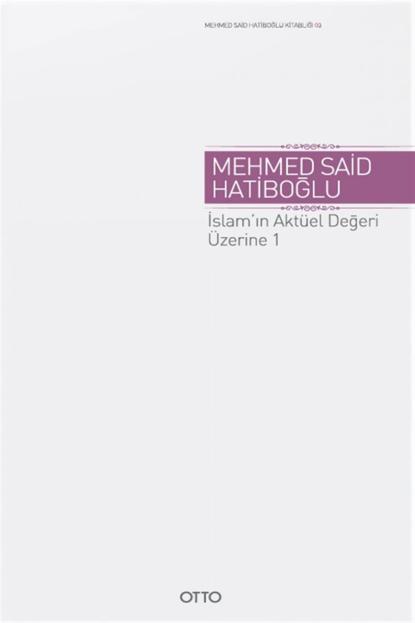 İslam’ın Aktüel Değeri Üzerine 1 ürün görseli
