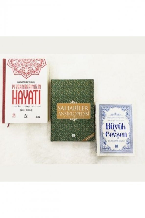 Kainatın Efendisi Peygamberimizin Hayatı / Sahabiler Ansiklopedisi /büyük Cevşen Türkçe 3 Kitap Set ürün görseli