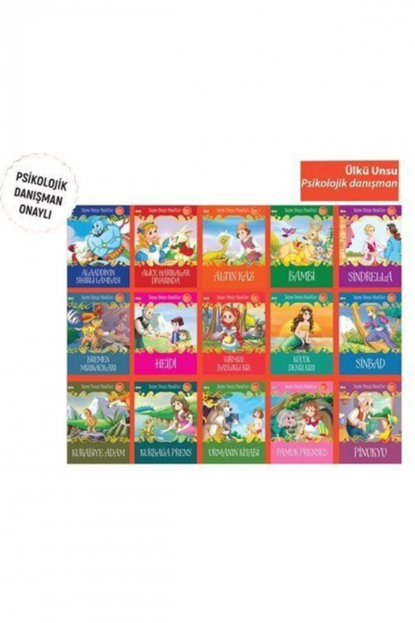 Seçme Dünya Masalları Resimli (15 Kitap Set) (5, 6, 7 Yaş Ve Üstü) & Okuma Dizisi - Resim 3