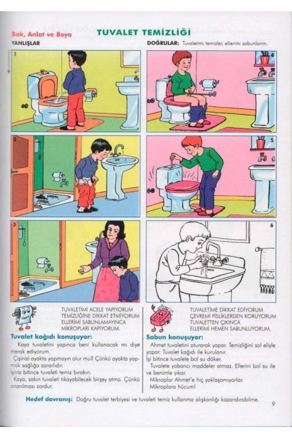 Resimli Çocuk Eğitimi - Yanlışlar Doğrular - Mürşide Uysal 9789752621589 - 2