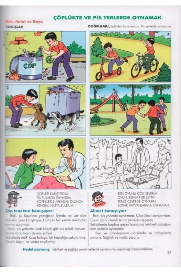 Resimli Çocuk Eğitimi - Yanlışlar Doğrular - Mürşide Uysal 9789752621589 - 4