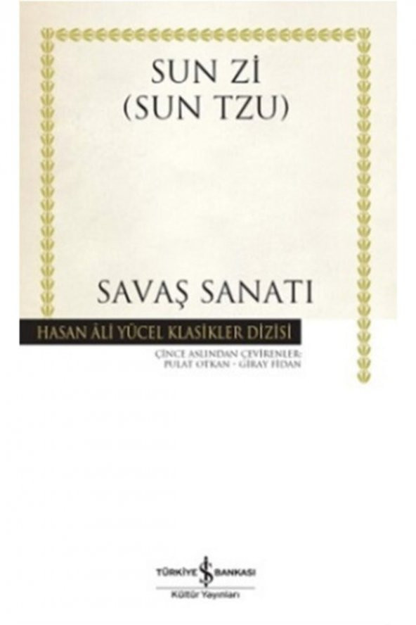 Savaş Sanatı Sun Tzu Hasan Ali Yücel Klasikleri