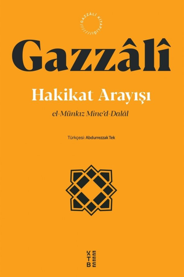 Hakikat Arayışı İmam Gazzali 9786257854931 - 1