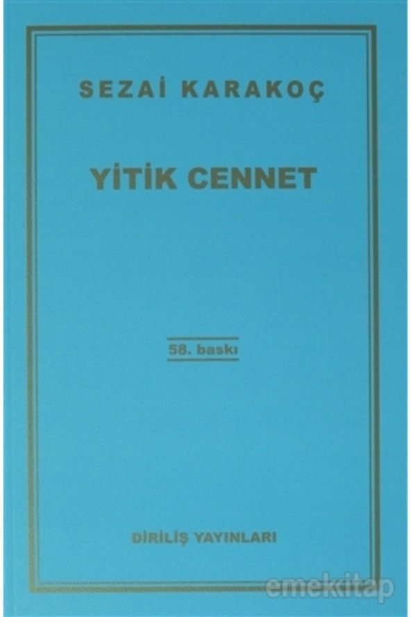 Yitik Cennet - Sezai Karakoç - 1