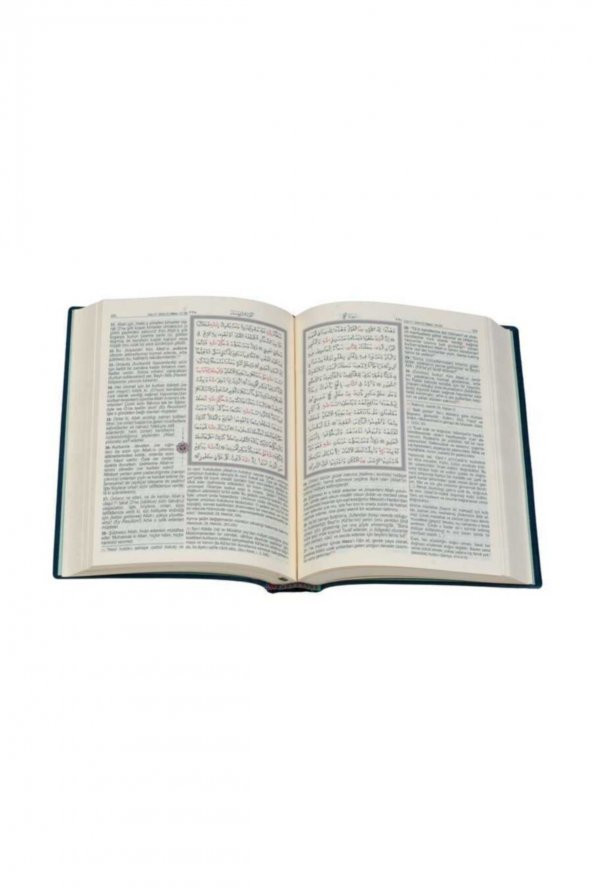 Çanta Boy Mealli Kuran -2 Renkli, Kılıflı, Mühürlü - Resim 3