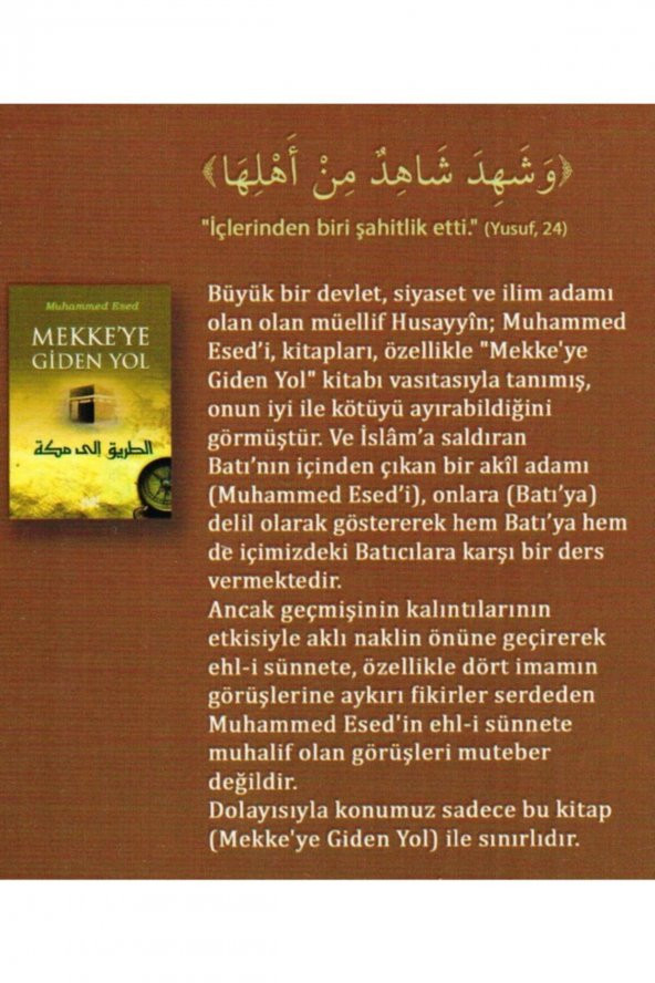 Mekkeye Giden Yolda Muhammed Esed, Salih B. Abdurrahman El-husayyin, Guraba - 2