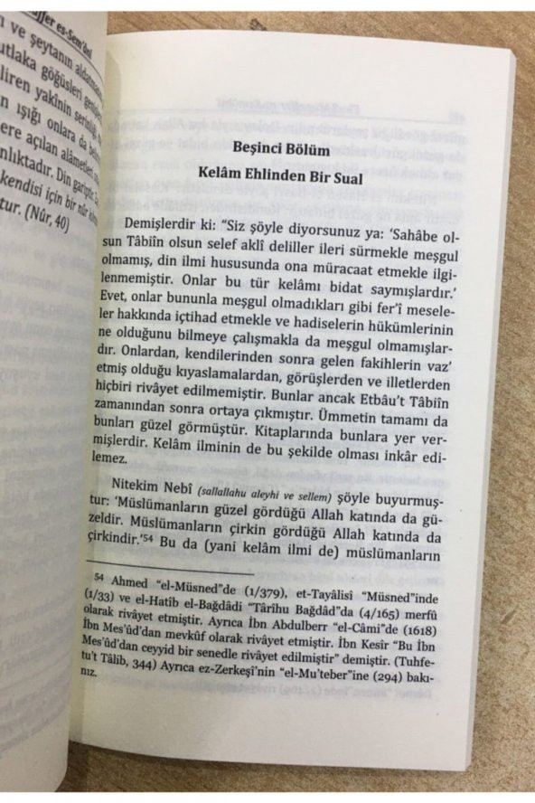 Ehli Hadis Müdafaası, Kelamcılara Ve Rey Ehline Reddiye, Ebul Muzaffer Es-semani, Neda Yay - 3
