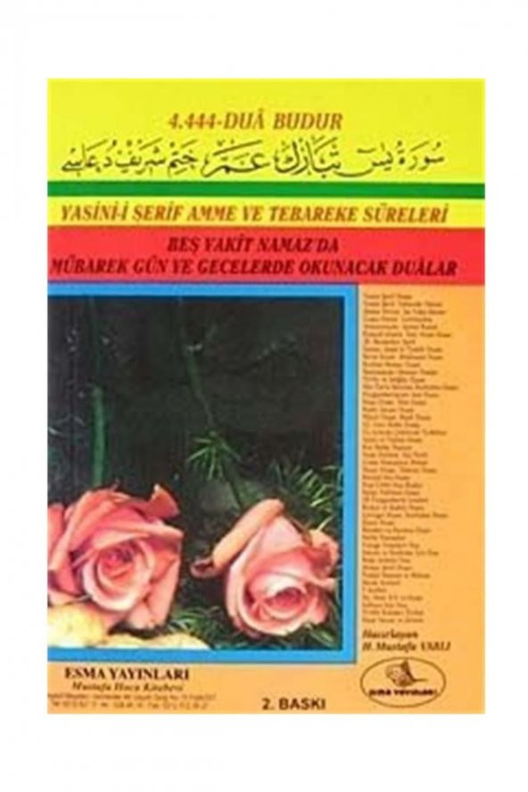 Yasin-i Şerif Amme Ve Tebareke Sureleri (güllü Yasin-cep Boy) (kod:007)