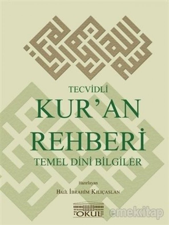 Tecvidli Kuran Rehberi ve Temel Dini Bilgiler, Halil İbrahim Kılıçaslan ürün görseli