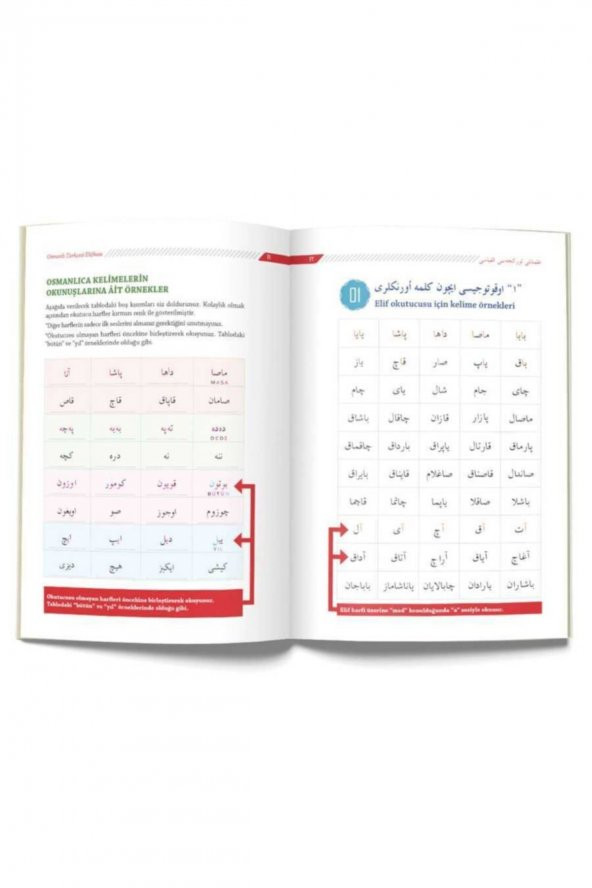 Osmanlıca Türkçesi Elifbası (Matbu Hat) - 3