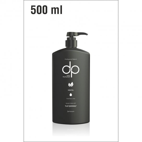 Dp Şampuan Menthol Keratin Özlü Tuzsuz 500 Ml