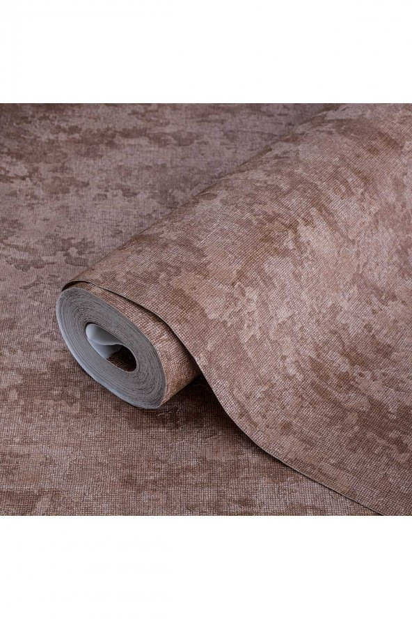 ADAWALL 5803 SERIE | SOYUT DESENLİ DÜZ DESENLİ DUVAR KAĞIDI (5803-5 : KAHVERENGİ) - 2