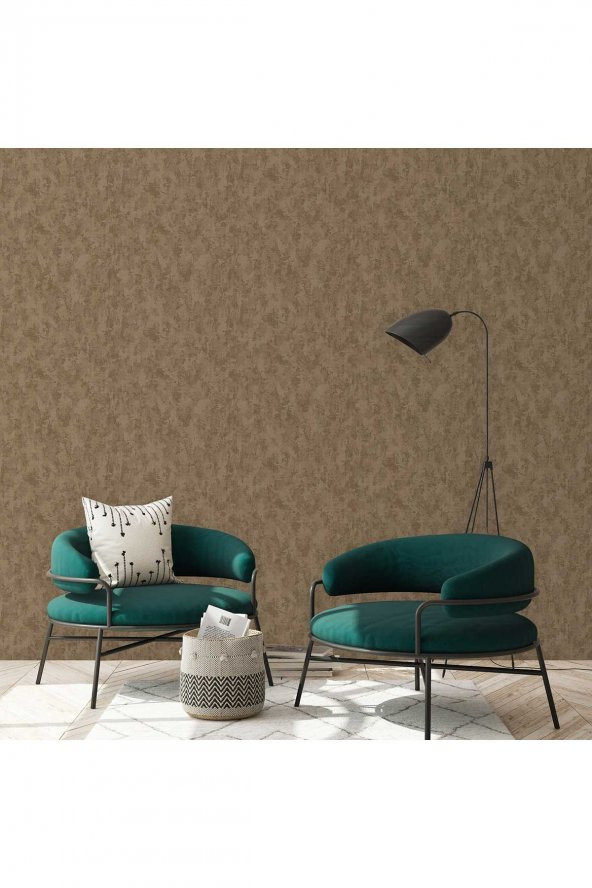 ADAWALL 5803 SERIE | SOYUT DESENLİ DÜZ DESENLİ DUVAR KAĞIDI (5803-5 : KAHVERENGİ) - 3