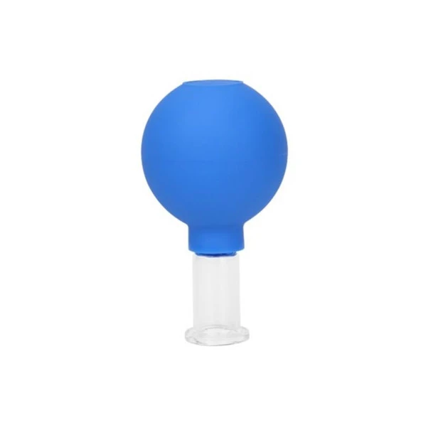 Silikon Vakumlu Cam Masaj Kupası, Yüz Bölgesi Için 2,5 cm No:3