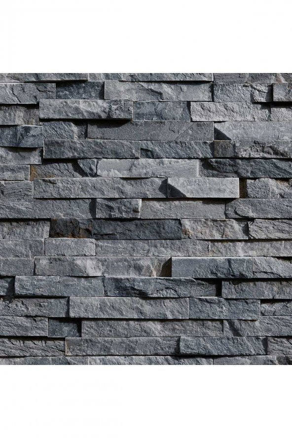 ADAWALL 1603 SERI | DOĞAL KESİM TAŞ DOKU DUVAR KAĞIDI (1603-1 : SİYAH)