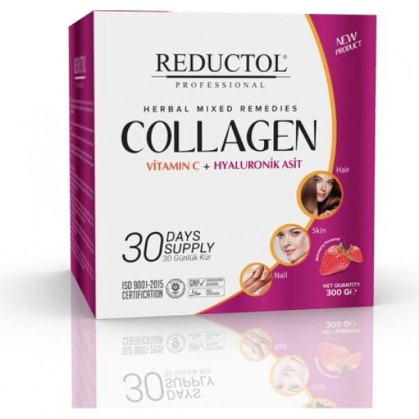 Reductol Collagen Kolajen Toz Vitamin C + Hyaluronik Asit 300 gr - 3