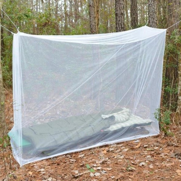 Büyük Boy Sineklik Yatak Cibinliği 200x150 h150 Beyaz Tül Sineksavar Rahat Uyku ve Yaşam ortamı - Resim 2