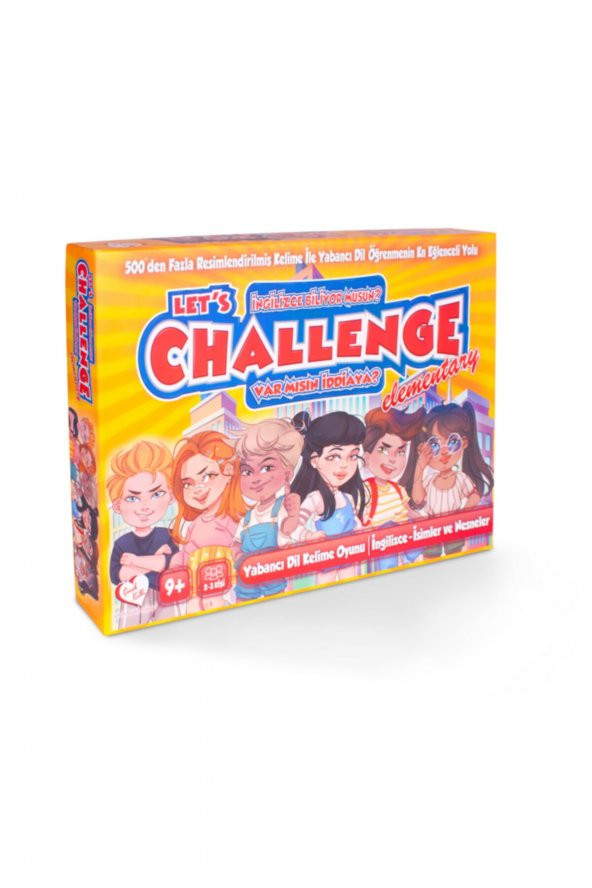 540 İngilizce Kelime Öğreten Kutu Oyunu - İsimleri ve Nesneleri Eğlenirken Öğreten Çocuk Kutu Oyunu - Elementary