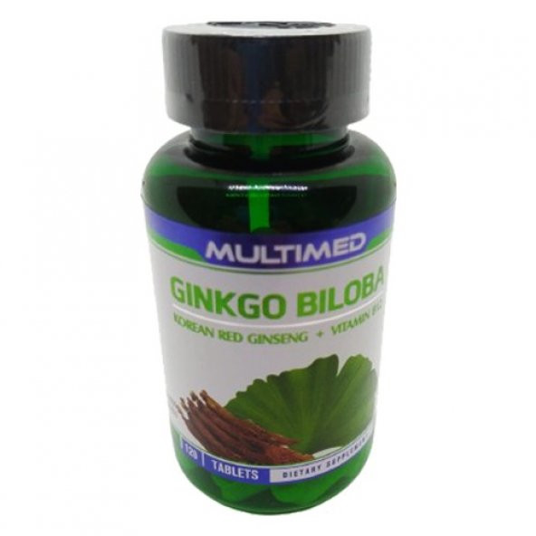 Multimed Ginkgo Biloba Kırmızı Ginseng + Vitamin B12 120 Tablet