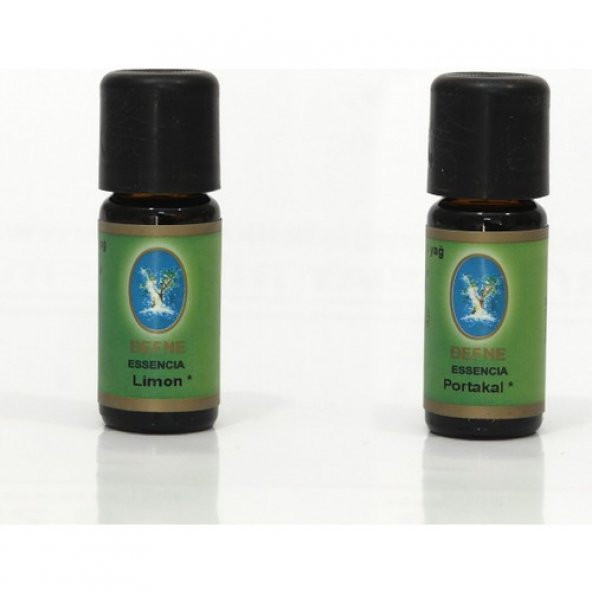 Nu-Ka Defne Essencia Nuka Organik Limon ve Portakal Yağı 10 ml (2li Paket)