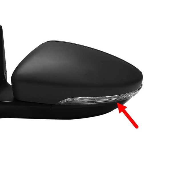 VW Beetle 2012-2019 Sol Dikiz Ayna Sinyal Lambası Işıklı 1K8949101A
