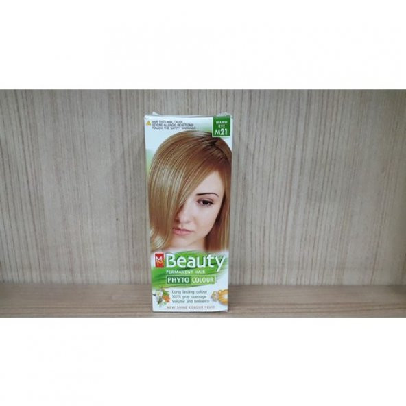 Mm Beauty Bitkisel Saç Boyası Doğal Küllü Platin M21