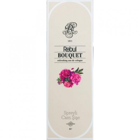 Rebul Bouquet Kolonya 100 Ml (Cam Şişe) Spreyli (Buket - Şakayık) - 2
