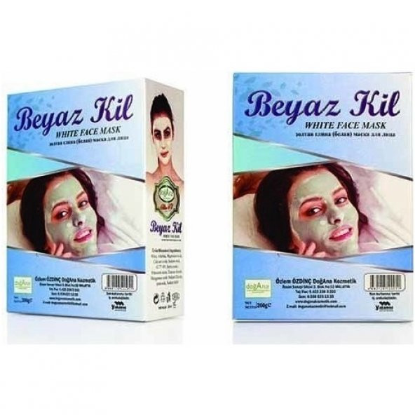 Doğana Kozmetik Beyaz Kil