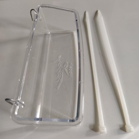 Askılı Şeffaf Tavşan, Hamster, Ginepig, Sincap Yemliği 15cm 1Adet - 3