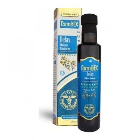 Myfarmaex My Farmaex Relax Melissa Kantaron Sıvı Ekstract Melisa Kantoron 250 ml Myfarmaex