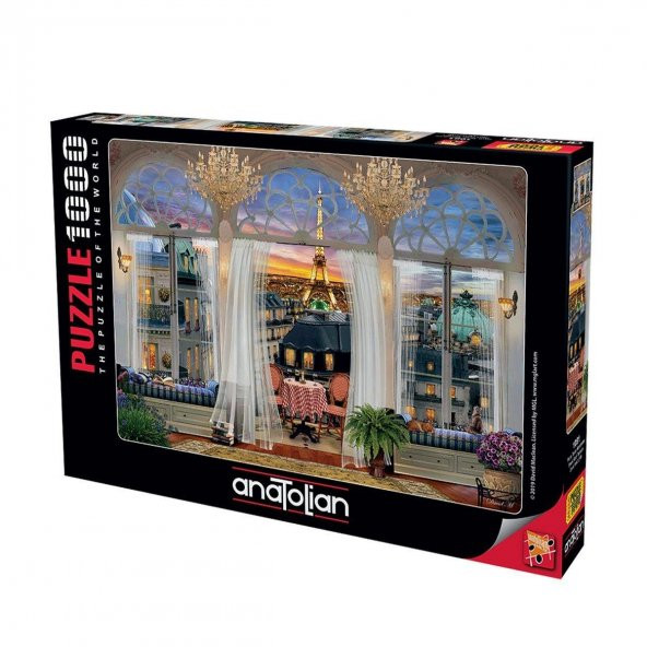 Anatolian Puzzle 1091 Paris Teras Manzarası 1000 parça Puzzle