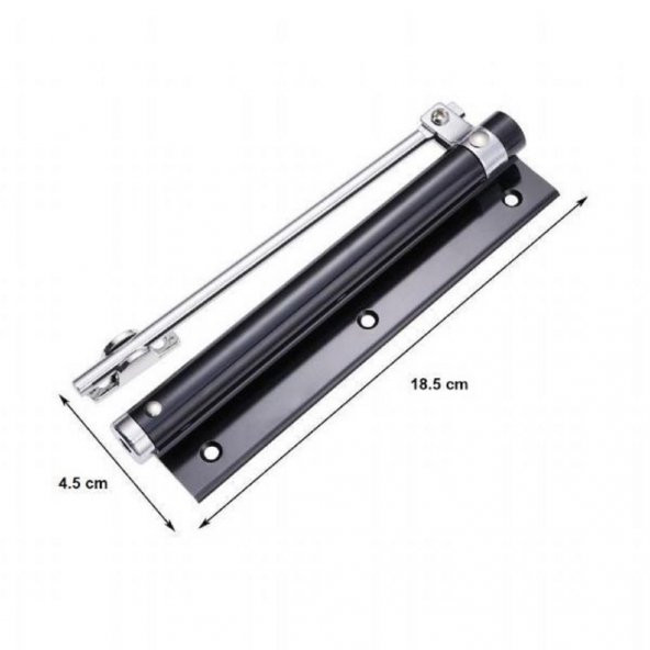 Marelli SERVO BLACK siyah otomatik kapı kapatıcı kapı itme yayı, bahçe kapısı kapatıcı - 4