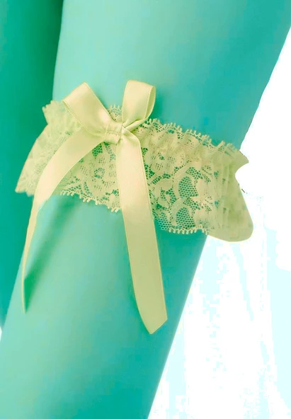 3 Lü ASM0248 Bayan Yavruağzı Dantel Kol Bacak Vücut Akesuar Seti - 2