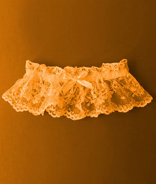 3 Lü ASM0248 Bayan Yavruağzı Dantel Kol Bacak Vücut Akesuar Seti - 6