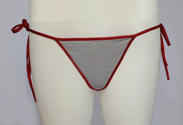 ASM0267 Bayan Renkli Özel Gün String - 4