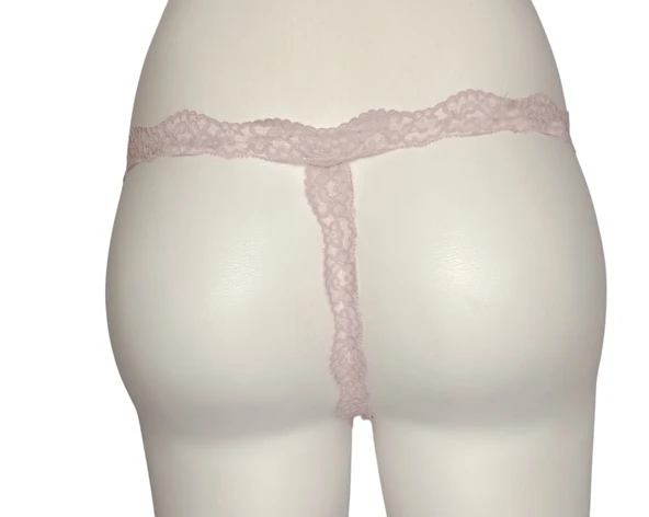 ASM0259 Bayan Pembe Siyah Düşler Dantel String - 2