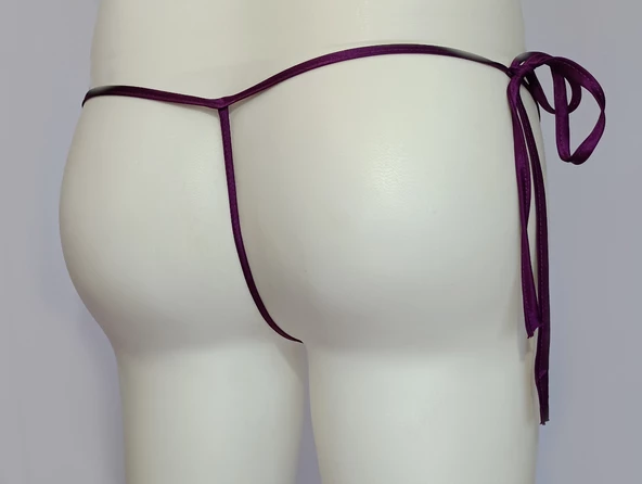 ASM0270 Bayan Renkli Özel Gün String - 6