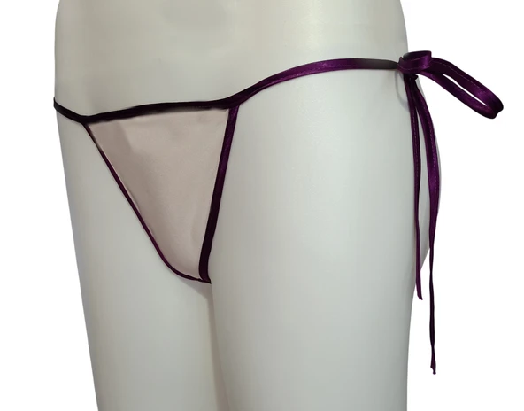 ASM0274 Bayan Mor İpli Renkli String - 2