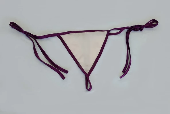 ASM0274 Bayan Mor İpli Renkli String - 7