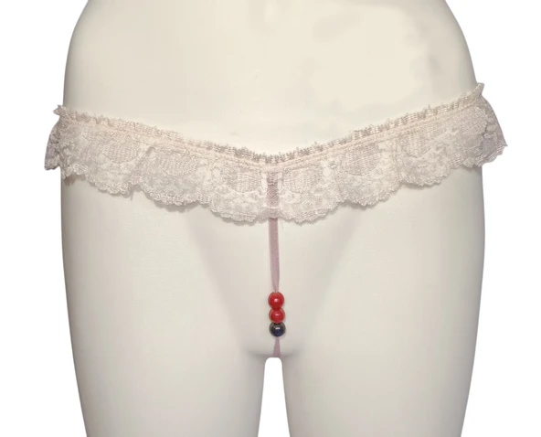 ASM0231 Bayan Pembe Dantel  Boncuk O Gece String