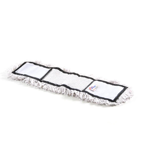 Nemli Palet Yedek Mop Paspas 60 Cm. / Nem Alıcı Mop - Pamuklu / Beyaz - 5 Adet - Resim 2