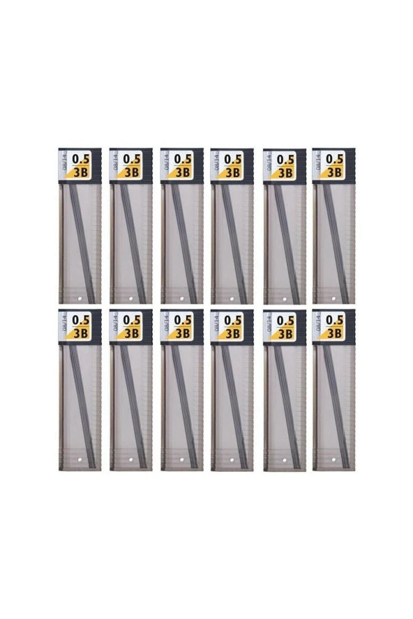 Tombow Min Klasik Mono Lead 3B 0.5 MM Kalem Ucu (12 Tüp Uç)