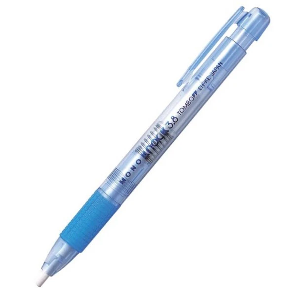 Tombow Kalem Silgi Mono Knock 3.8 MM Mavi (10 Lu Paket)