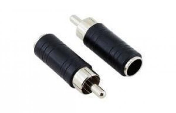 RCA Erkek - 6.3 mm Dişi Çevirici Aparat