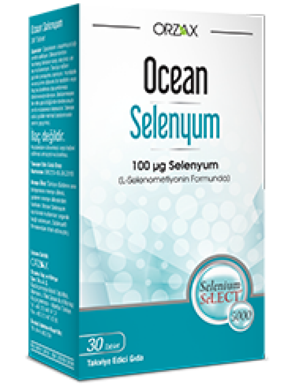 Ocean Selenyum Takviye Edici Gıda 30 Tablet