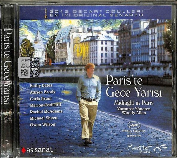 Pariste Gece Yarısı Kullanılmış Koleksiyonluk VCD Film