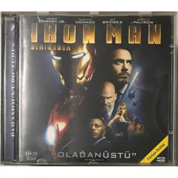 Iron Man Kullanılmış Koleksiyonluk VCD Film