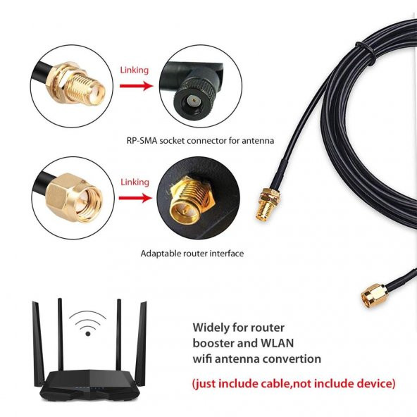 Cat. 8 İnternet Kablosu 2 Metre Yuvarlak Siyah - 5
