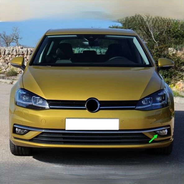 VW Golf 7.5 2017-2020 Ön Tampon Sol Sis Farı Çerçevesi 5G0853211H